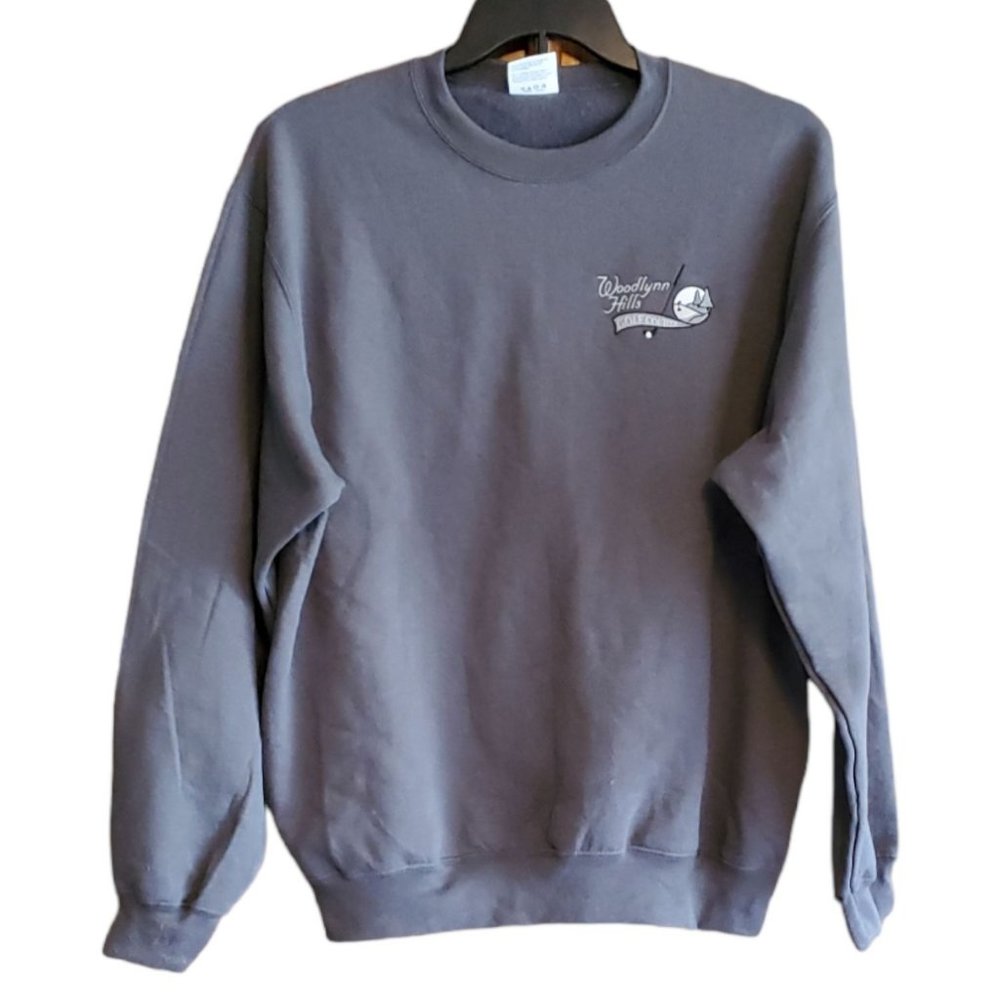 Woodland Hills Golf Course Clique Embroidered Sweatshirt - Men's Large - Picture 1 of 4